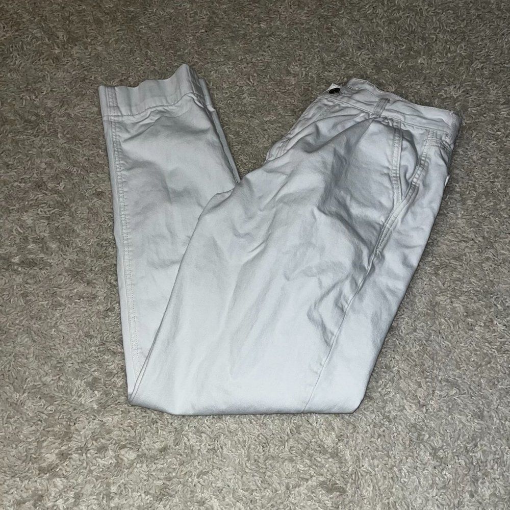 american eagle outfitters white mom jeans size 6